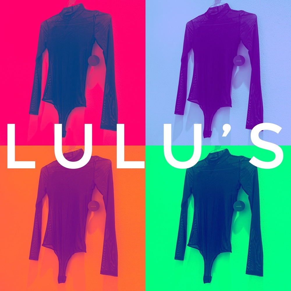 Lulus I See You Black Mesh Bodysuit